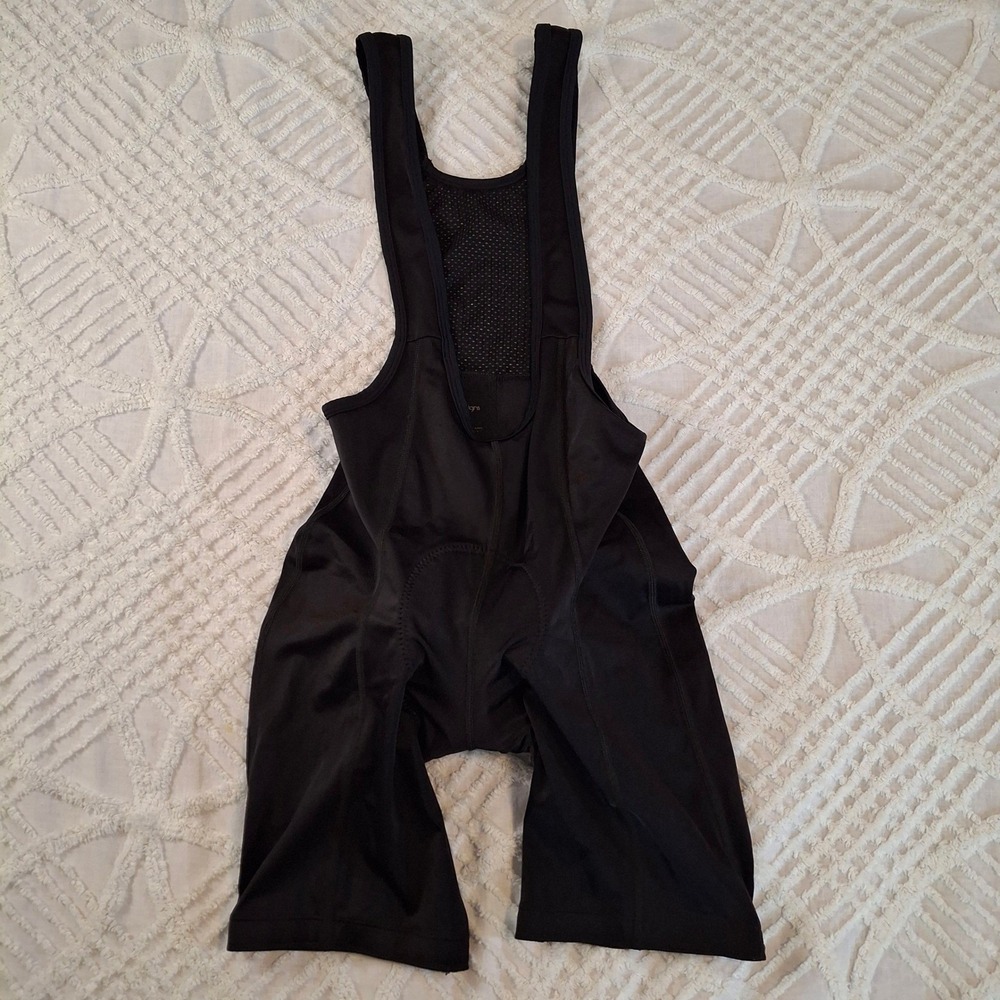 Aero Tech Designs Mens Large Top Shelf Cycling Bib-Shorts Black Padded